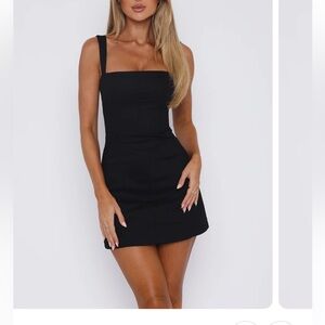 White Fox Boutique Classic Black Mini Dress